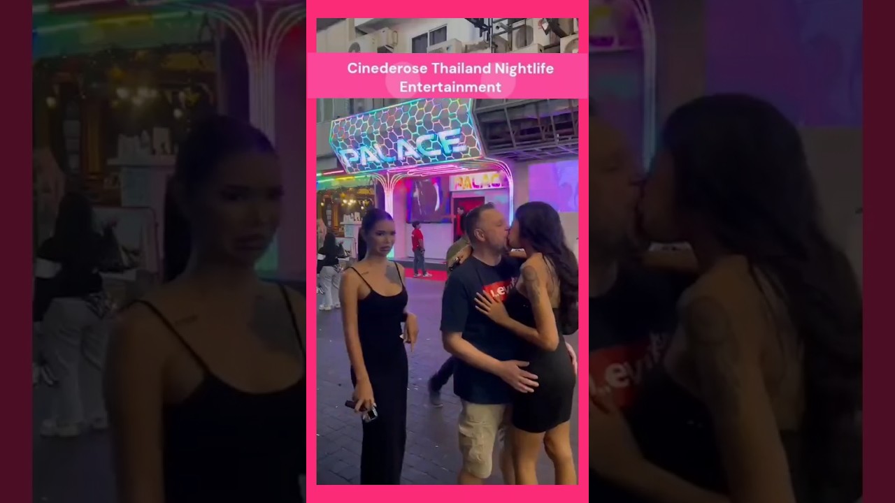 #ladyboys kiss #foreigners on #walkingstreet #thailand #ladyboy #thai see Bio 💯
