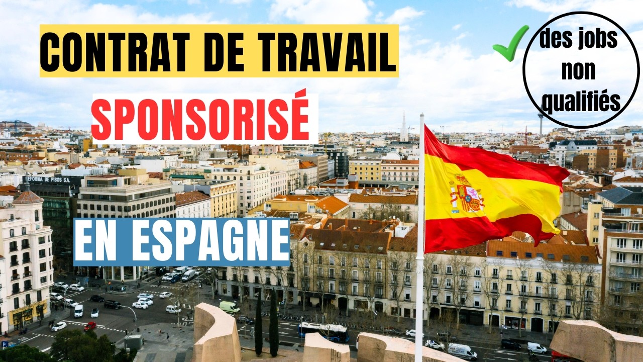 🚀📄 CONTRAT DE TRAVAIL SPONSORISÉ PAR L’EMPLOYEUR 🌍💼 #emploi #madrid #espagne #europe #life