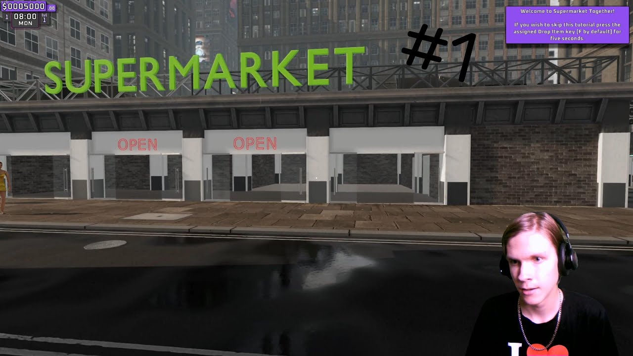 Aloitin ruokakauppiaana... videopelissä | Supermarket together #1