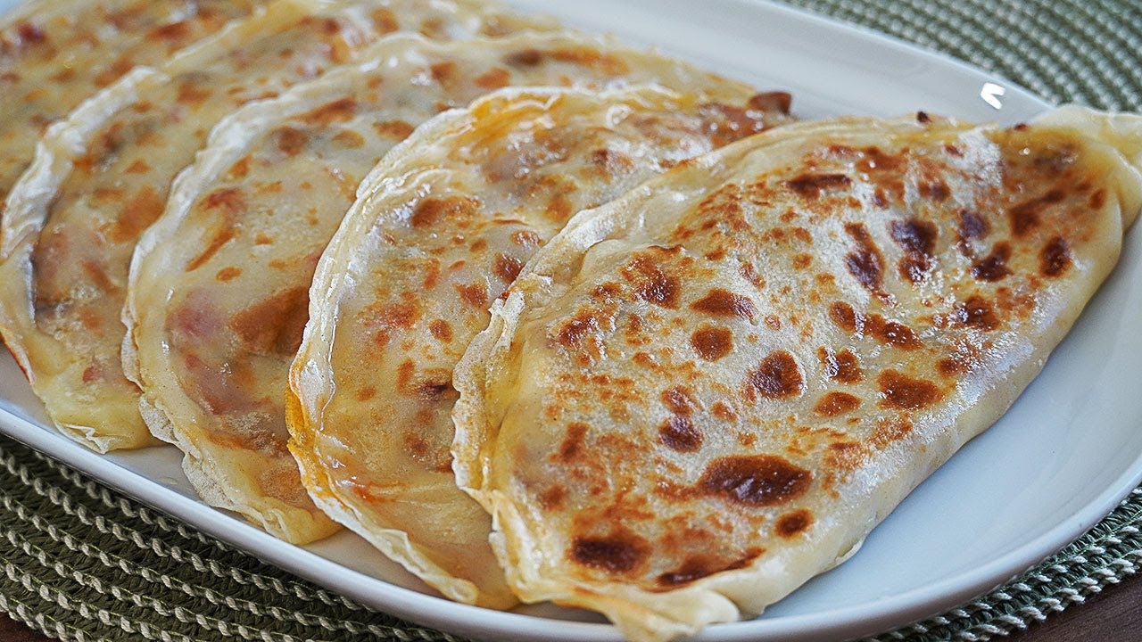 NO EXTIENDO LA MASA, LA VIERTO EN LA SARTÉN. TORTILLAS DE HARINA DELICIOSAS