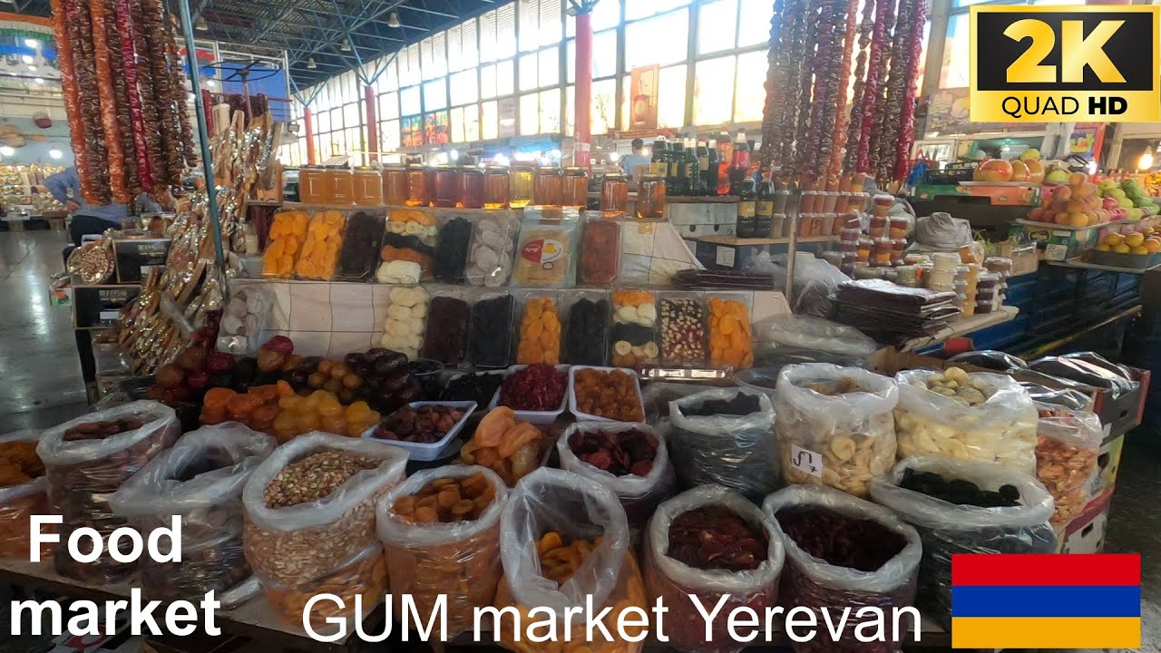 GUM food market - Yerevan - Armenia🇦🇲 - 2K - Caucasus