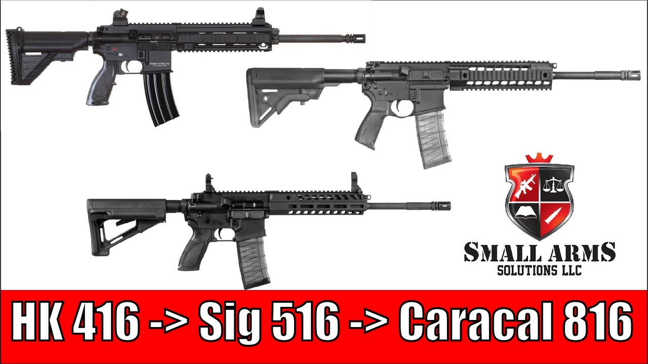 Родословная: HK 416 - Sig 516 - Caracal 816
