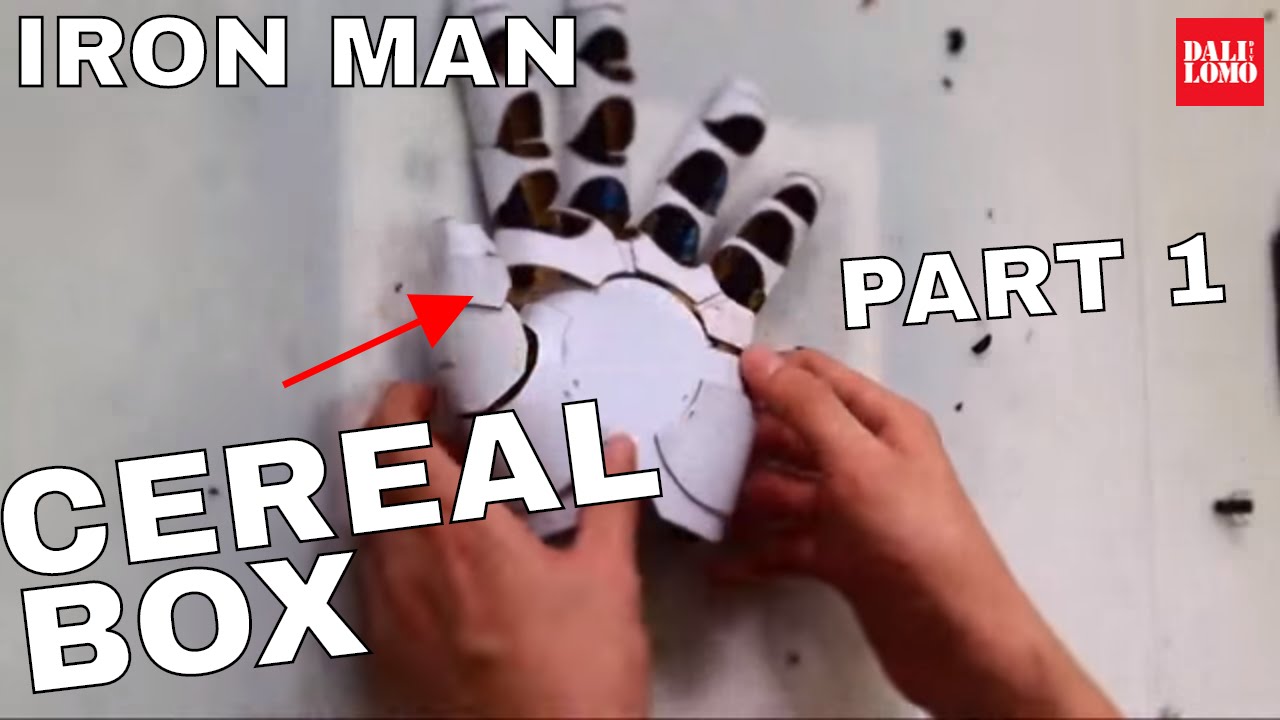 #89: Iron Man Hand Part 1 - Cereal Box (free PDF) | Costume Prop How to DIY