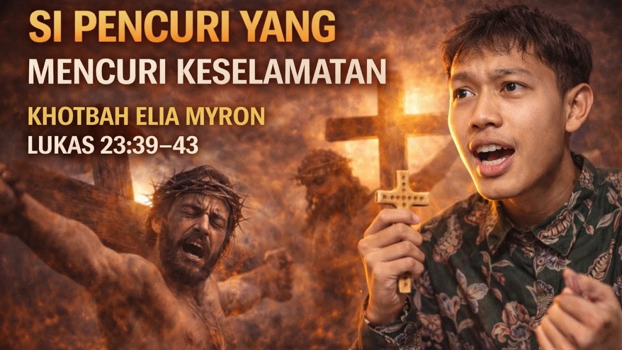 “Si Pencuri yang Mencuri Keselamatan” | Khotbah Elia Myron (Lukas 23:39–43)