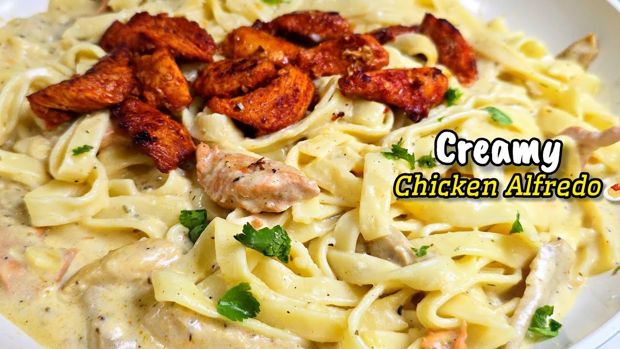 Ramzan Special Chicken Alfredo Recipe |Creamy Chicken Pasta Recipe 