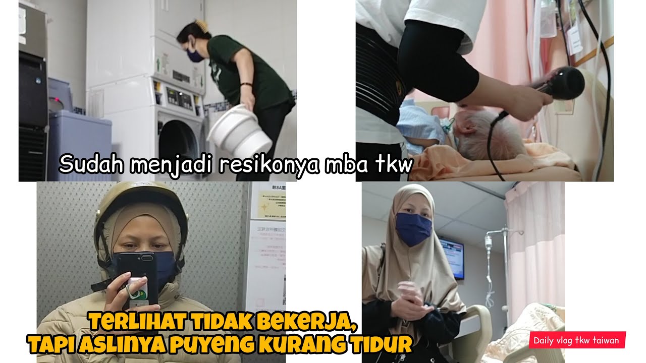 Daily aktifitas mba tkw...| Di rs ringan kerjaan, mines tidurnya kurang nyenyak!?