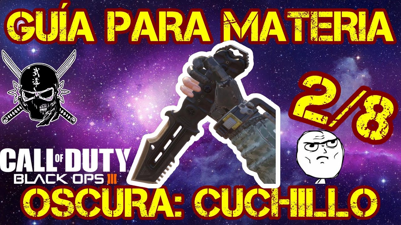 Guía para la Materia Oscura 2/8: Cuchillo de Combate en Diamante | Black Ops III | xGoMx Reaper