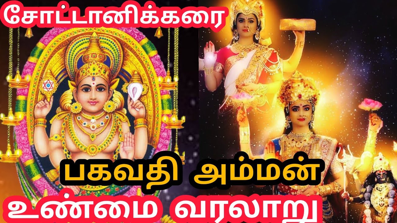 சோட்டானிக்கரை பகவதி அம்மன்  வரலாறு | Chottanikarai bagavathi amman history tamil