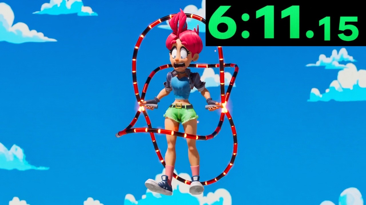 Scarlet Skips 100% Speedrun (World Record)