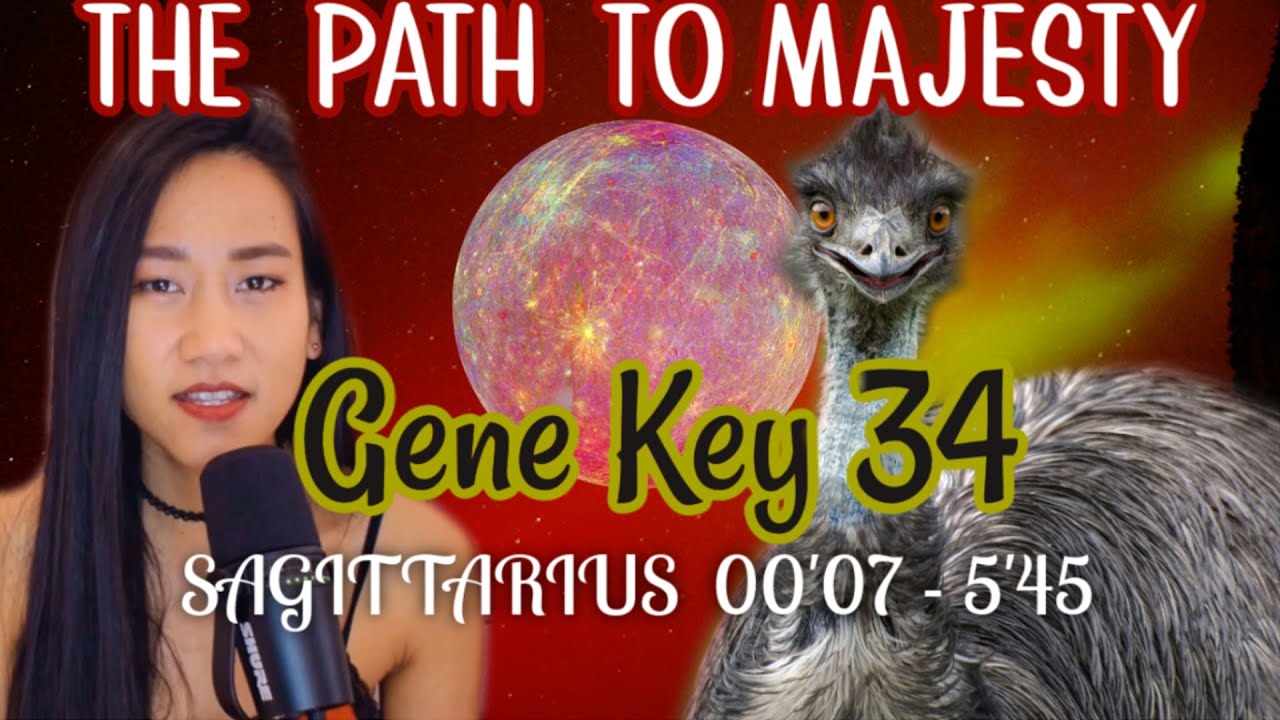 SAGITTARIUS DESTINY✨GENE KEY 34 // GATE 34 HUMAN DESIGN
