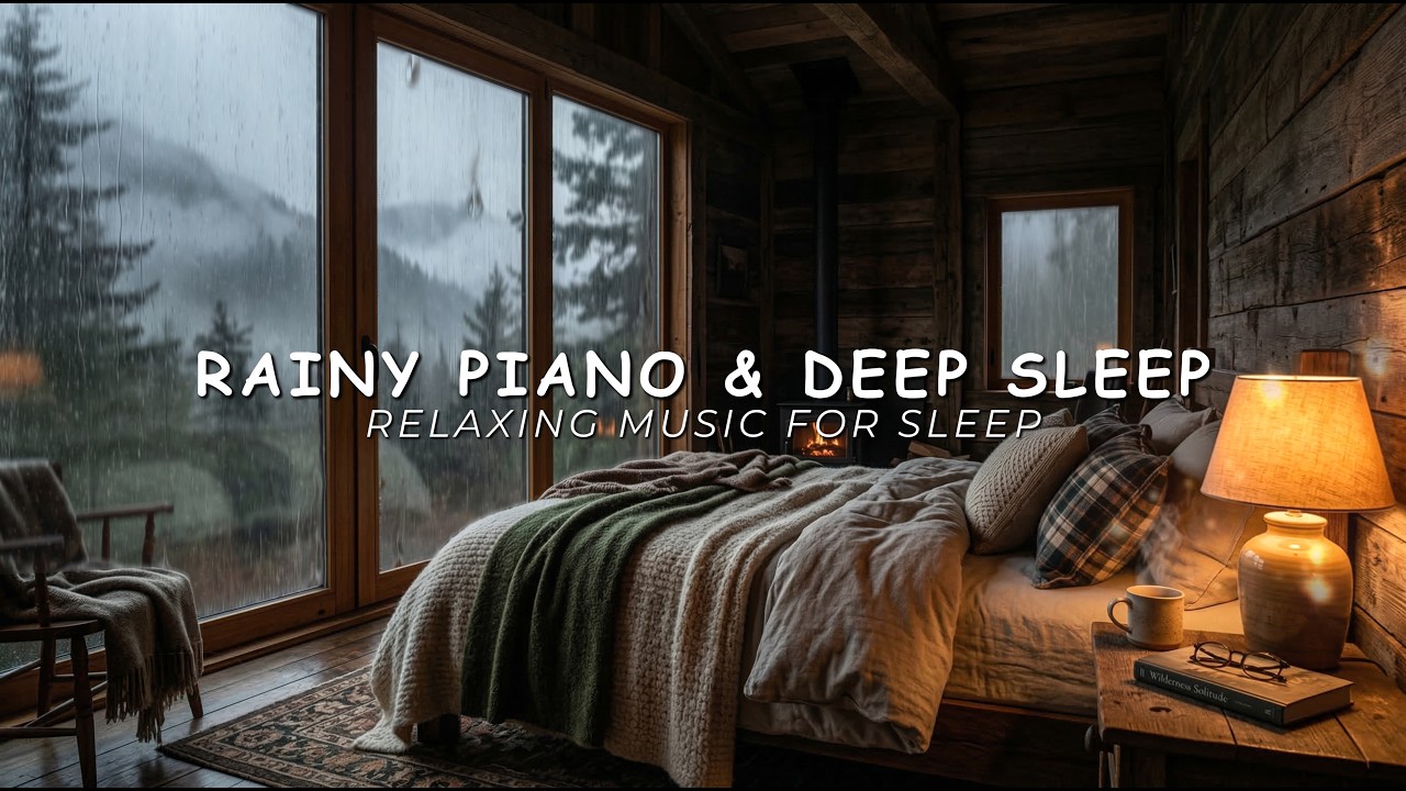 Fall Asleep Fast to Relaxing Piano & Rain | Deep Sleep Music for Insomnia