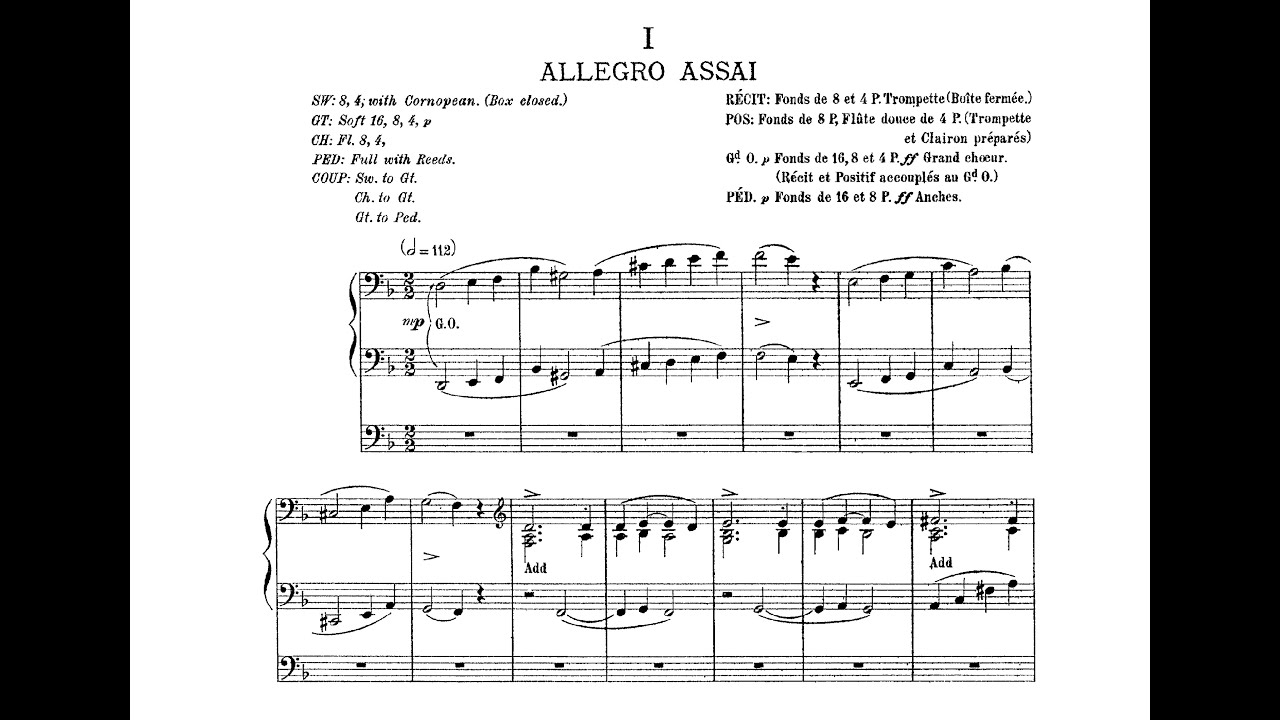 Guilmant: 4. Sonate op. 61 -  I. Allegro assai