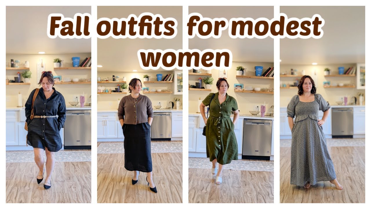 Tinute modeste/ decente,   pentru toamna, pentru biserica🍂 QUINCE, NEUFLORA , WORTH COLLECTIVE!