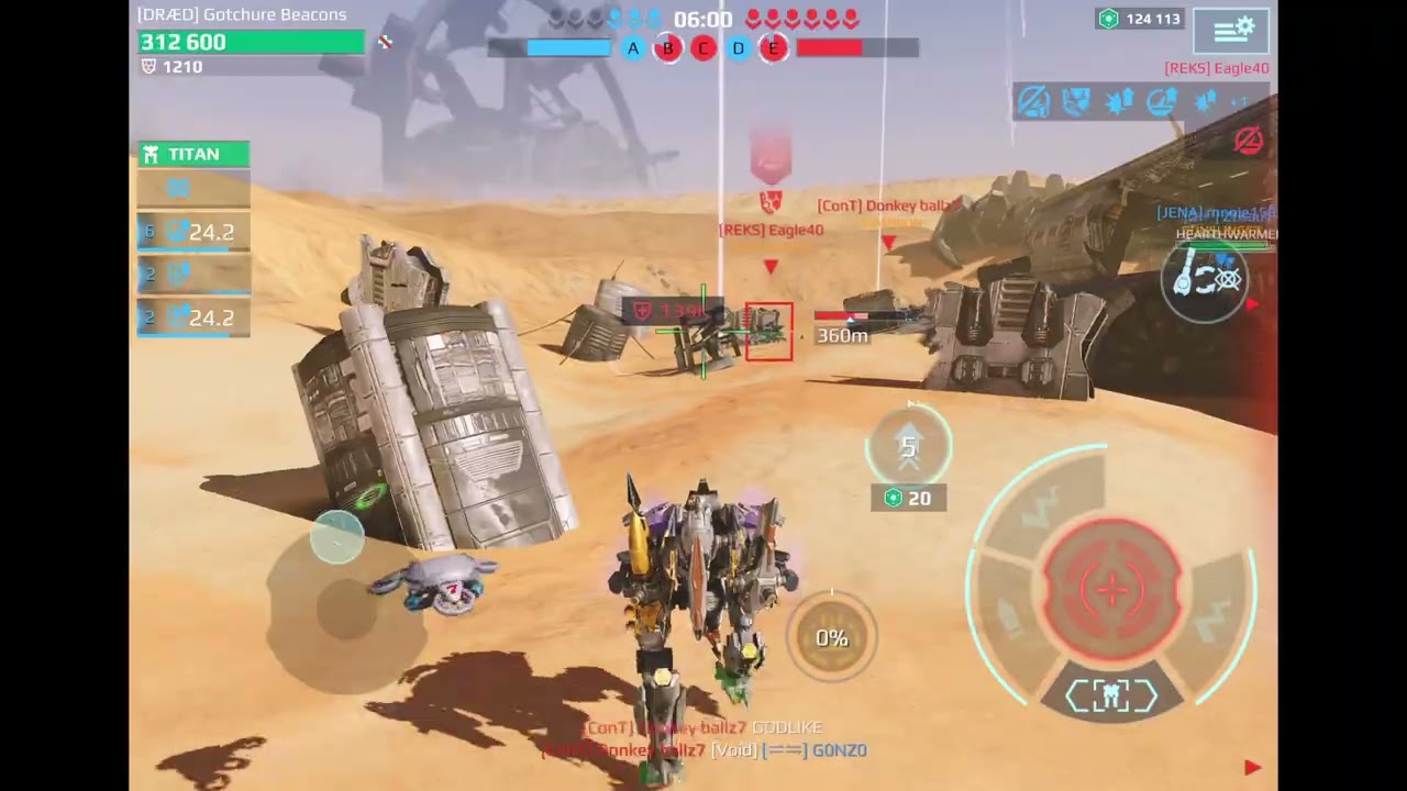 War Robots - MIRACLE LOKI BEACON RUN VICTORY 