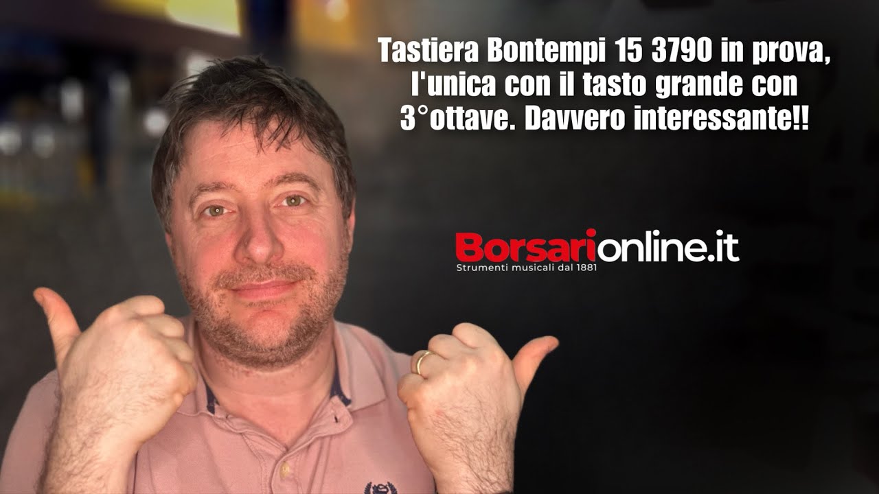 Tastiera Bontempi 15 3790 in prova, l'unica con il tasto grande con 3°ottave. Davvero interessante!!