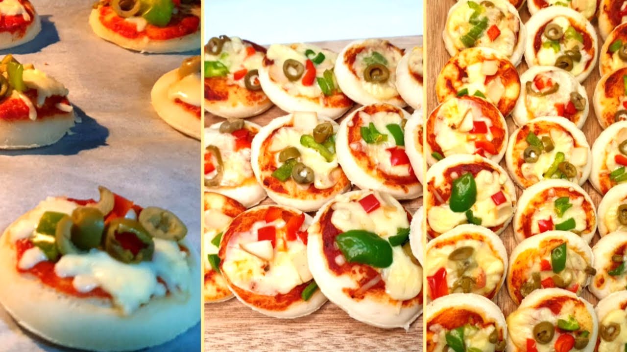 مينى بيتزا للمدارس واعياد الميلاد -mini pizza