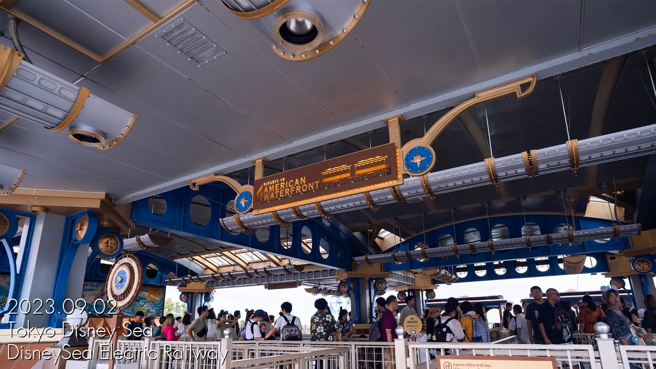 東京ディズニーシー ディズニーシーエレクトリックレールウェイ / Tokyo Disney Sea DisneySea Electric Railway 4K 2023/09/02