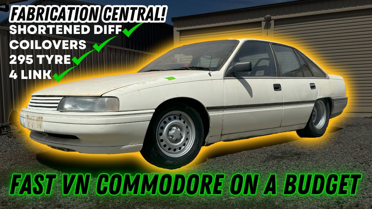 Отправляется на свалку! КАК ИЗГОТОВИТЬ VN COMMODORE, часть 2. Установка койловера. Уличная машина...