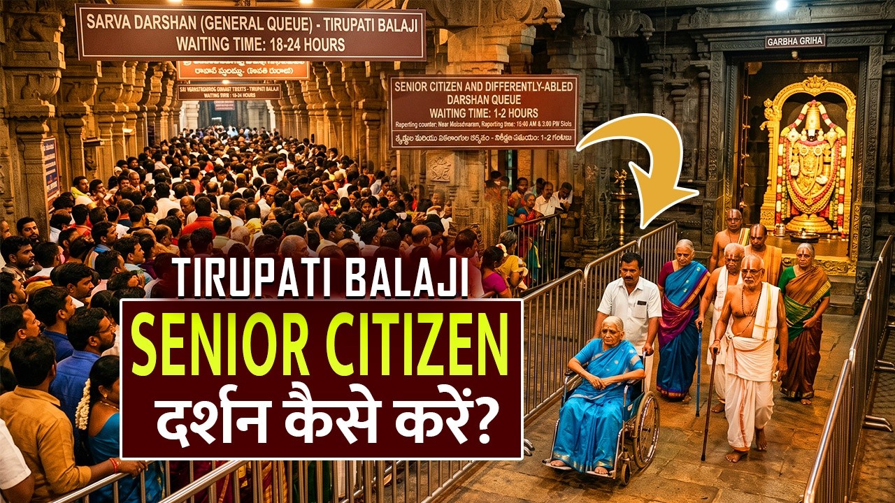 Micro Ep-4 | Tirupati Balaji Senior Citizen's Special Privilege Darshan 2026 | Complete Guide