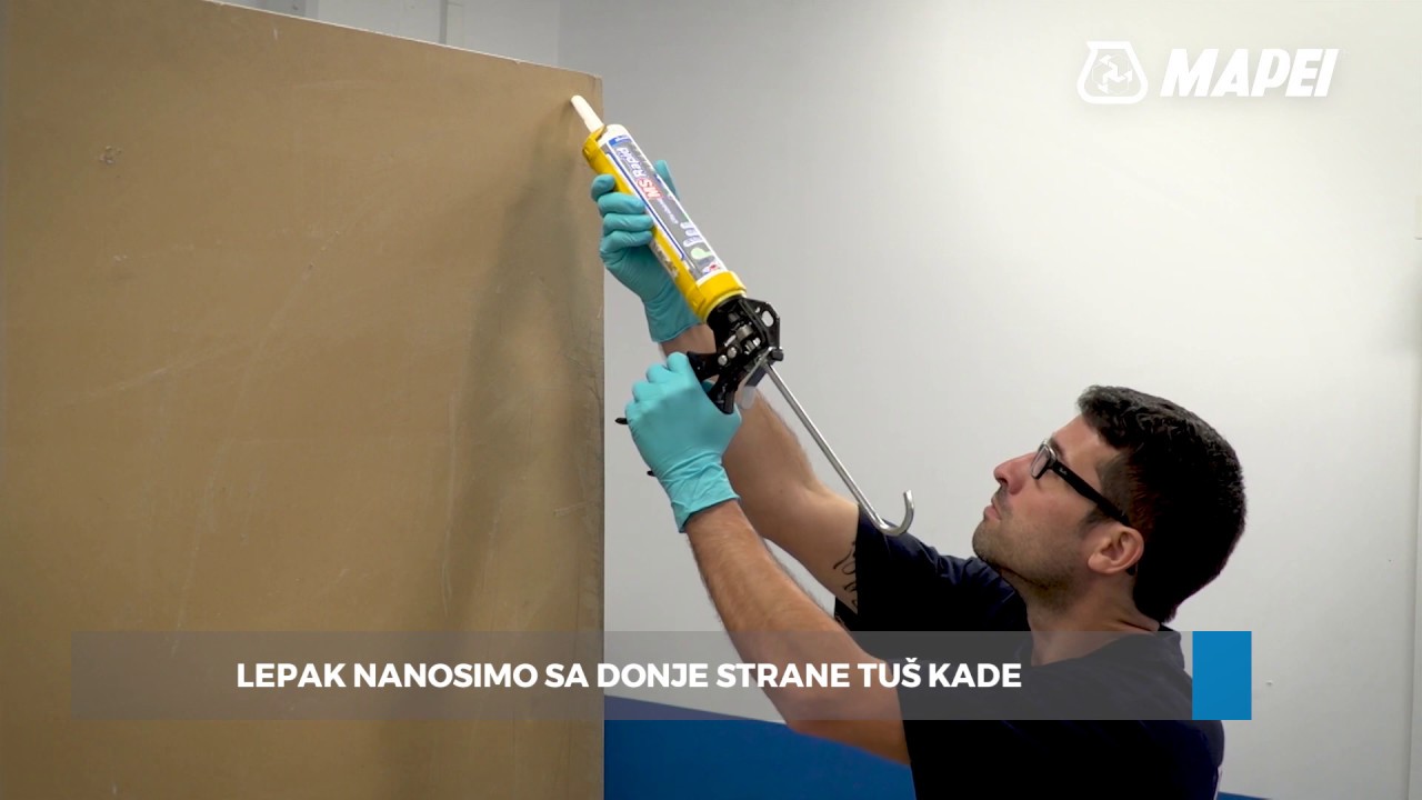 Mapei | Ultrabond MS Rapid i Mapesil AC | Pravilna ugradnja i zaptivanje tuš kade