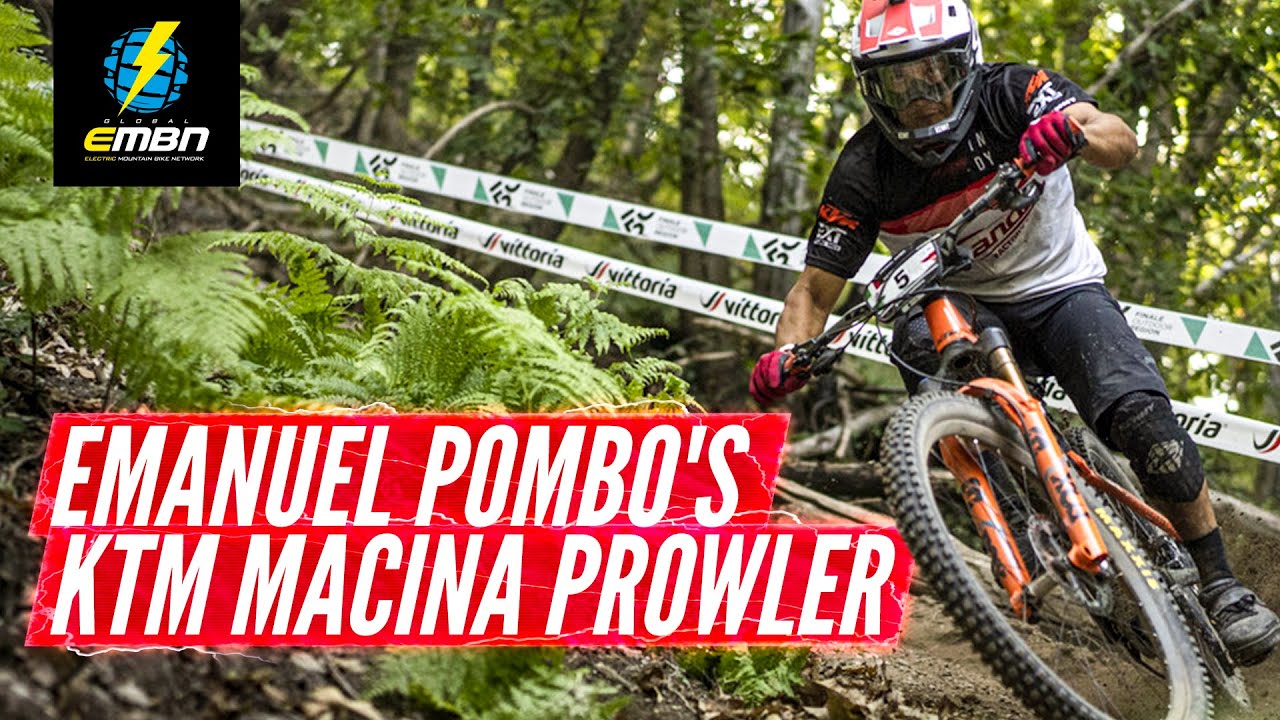 Emanuel Pombo's KTM Macina Prowler from EWS-E Pietra Ligure | EMBN Pro Bikes