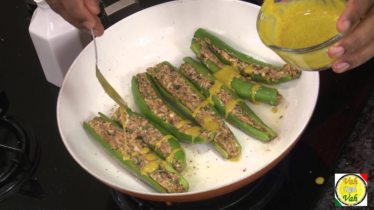 Stuffed Banana Peppers  - By Vahchef @ vahrehvah.com