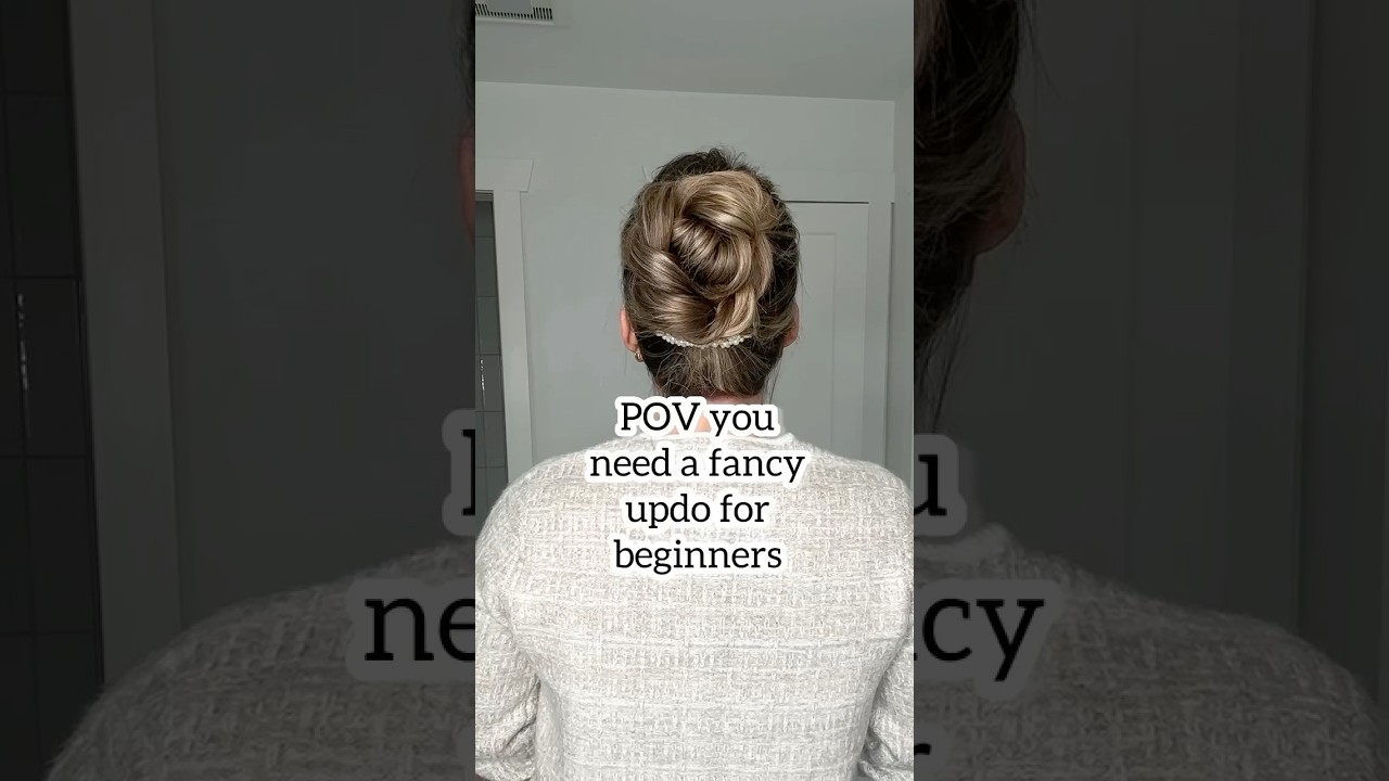 HOLIDAY UPDO THATS ACTUALLY EASY! TRY IT!!