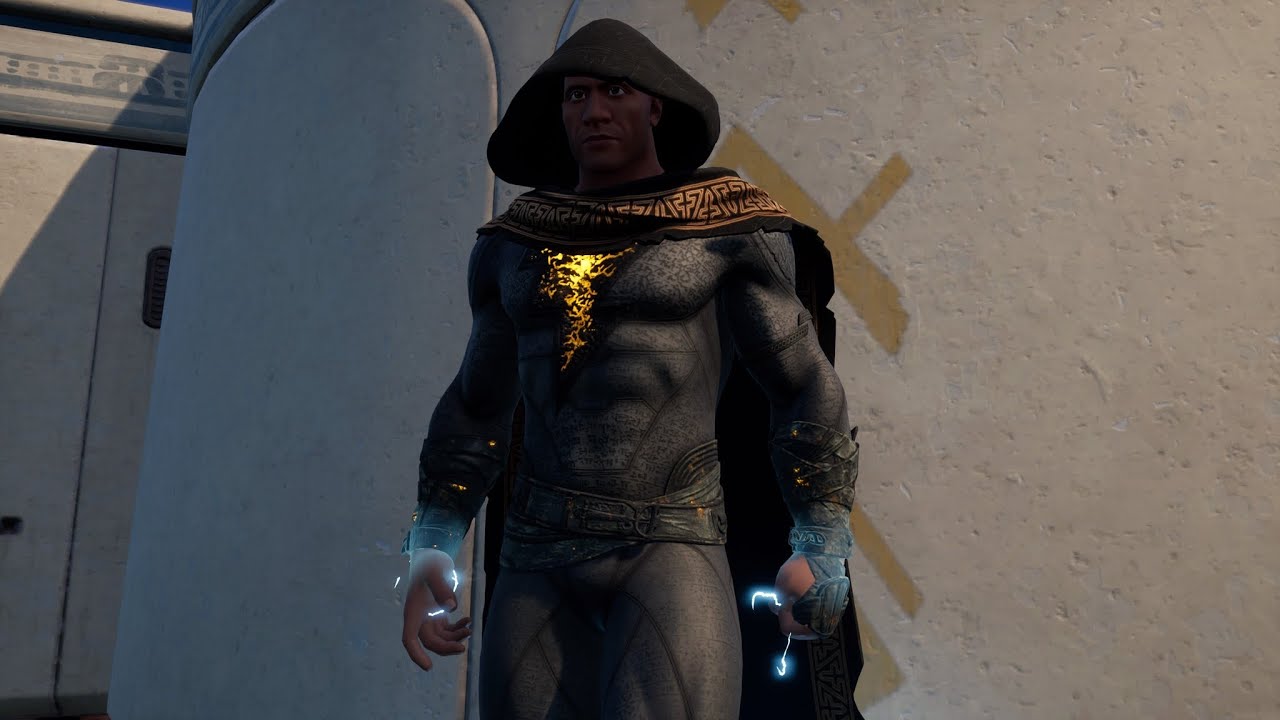 Black Adam Fortnite Gameplay - Dwayne &ldquo;The Rock&rdquo; Johnson Skin