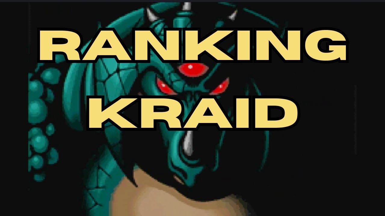 Ranking Every Kraid in Metroid