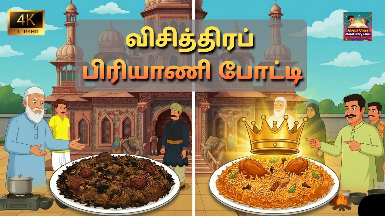 விசித்திரப் பிரியாணி போட்டி | Tamil Moral Stories | Mystery Stories in Tamil | Tamil Stories