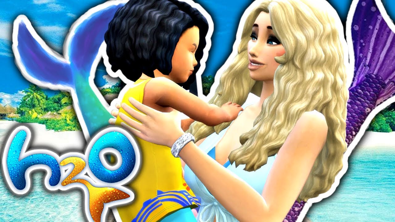 DZIECKO SYRENA H2O 💦 WYSTARCZY KROPLA 🌴 SIMS 4 WYSPIARSKIE ŻYCIE