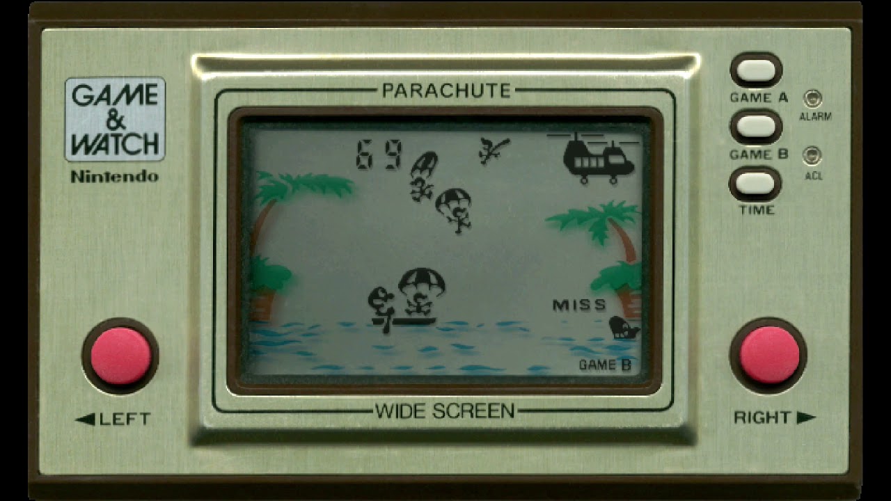 Parachute (Handheld Game) - Game B Longplay