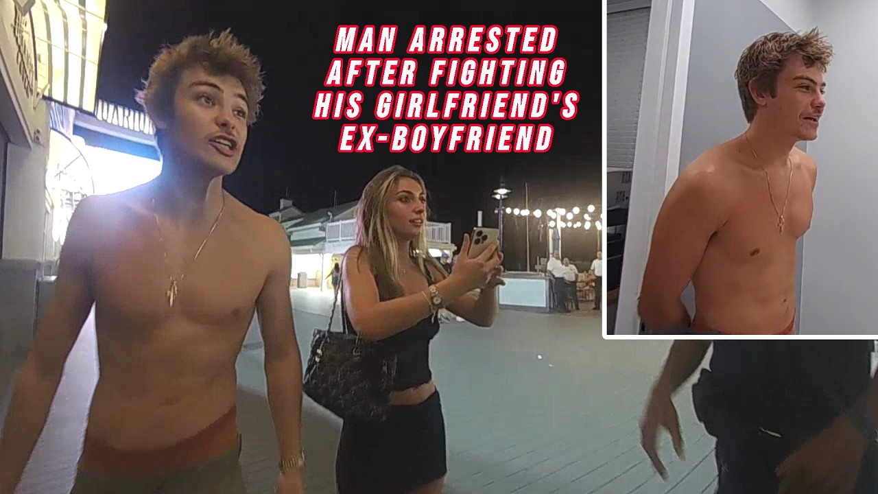Man Arrested After Fighting his Girlfriend's Ex-Boyfriend on the Boardwalk