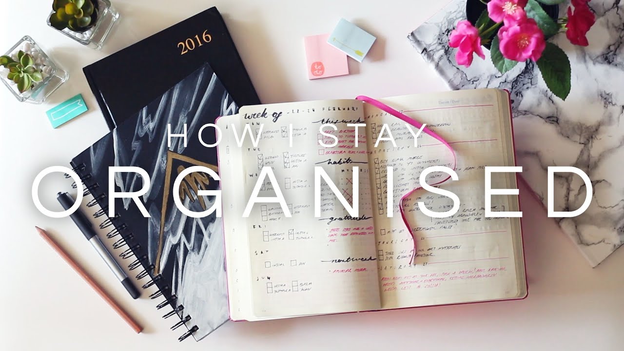 How I Stay Organised &middot; My Planner System + Bullet Journal &middot; SemiSkimmedMin