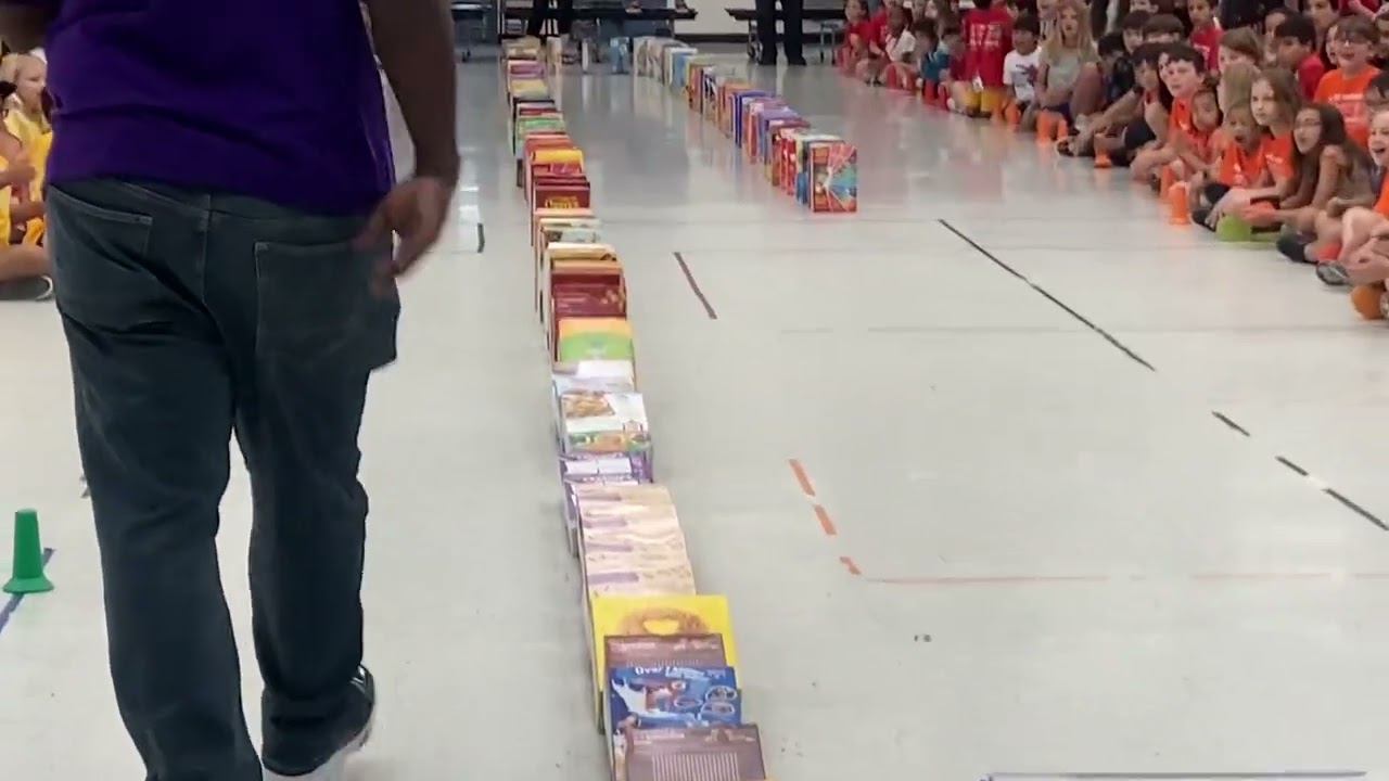 Cereal Box Dominoes at Leesburg Elementary. WE ARE…Leesburg!!!!