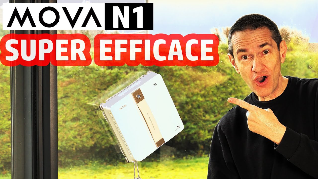 BLUFFANT ! ✅ MOVA N1 Robot laveur de vitres avec pulvérisateur ✅ TEST ULTRA COMPLET