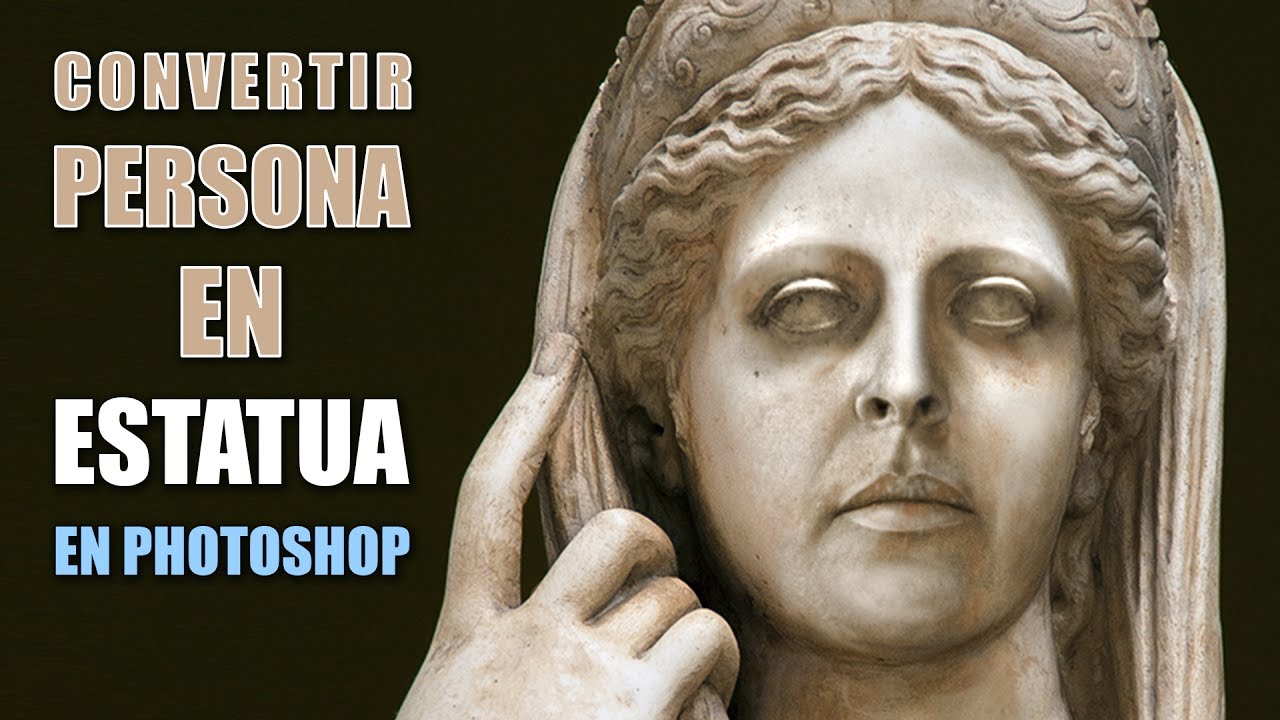 Cómo convertir a una persona en estatua con Photoshop