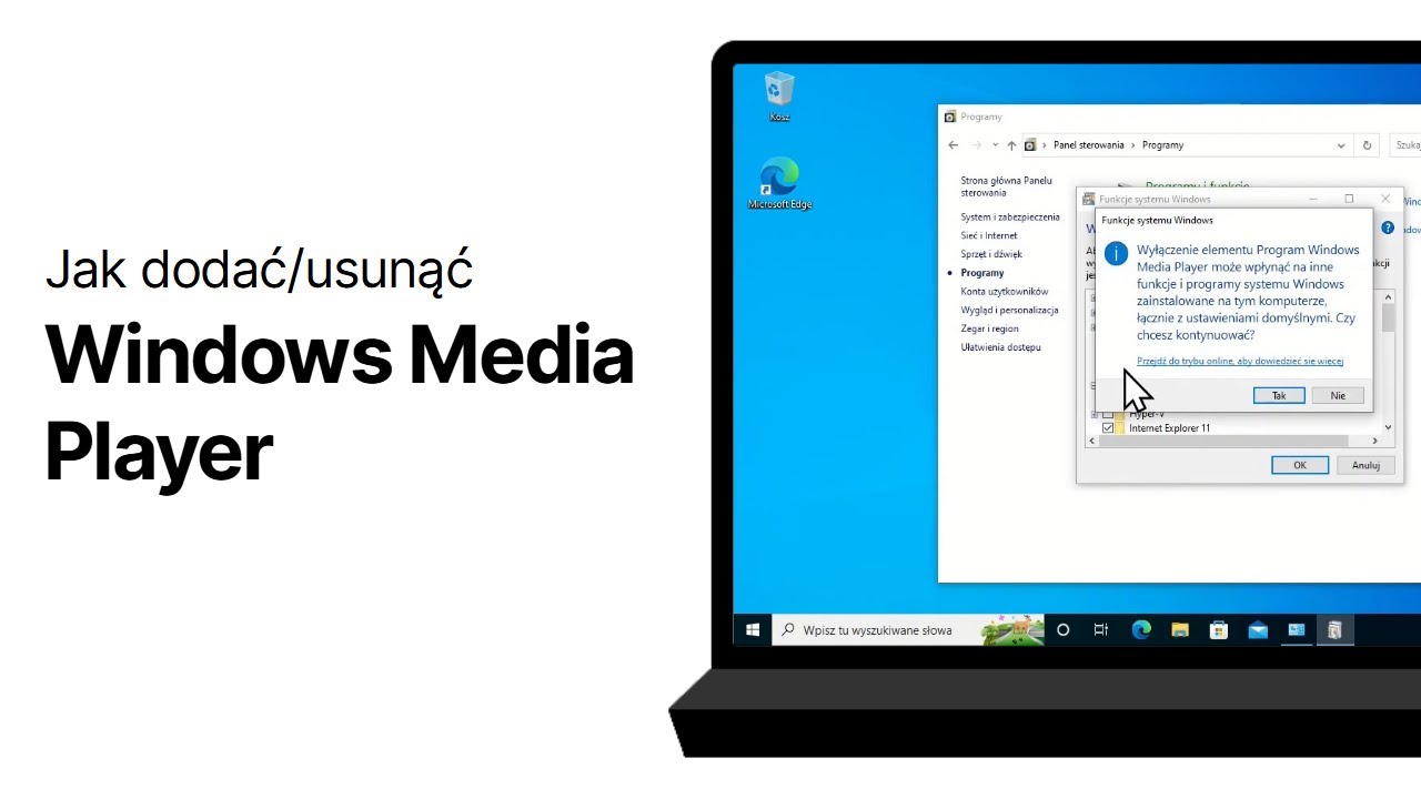 Jak odinstalować Windows Media Player