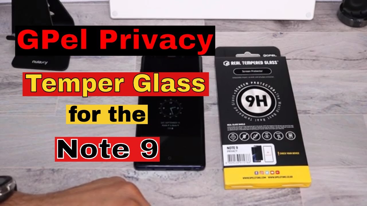GPel Privacy Temper Glass for the Note 9