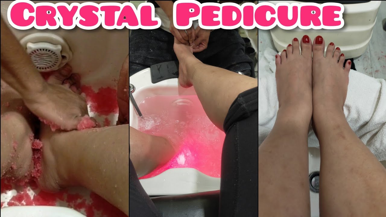 crystal Pedicure-Neo salon; pampering my self with crystal pedicure and foot massage