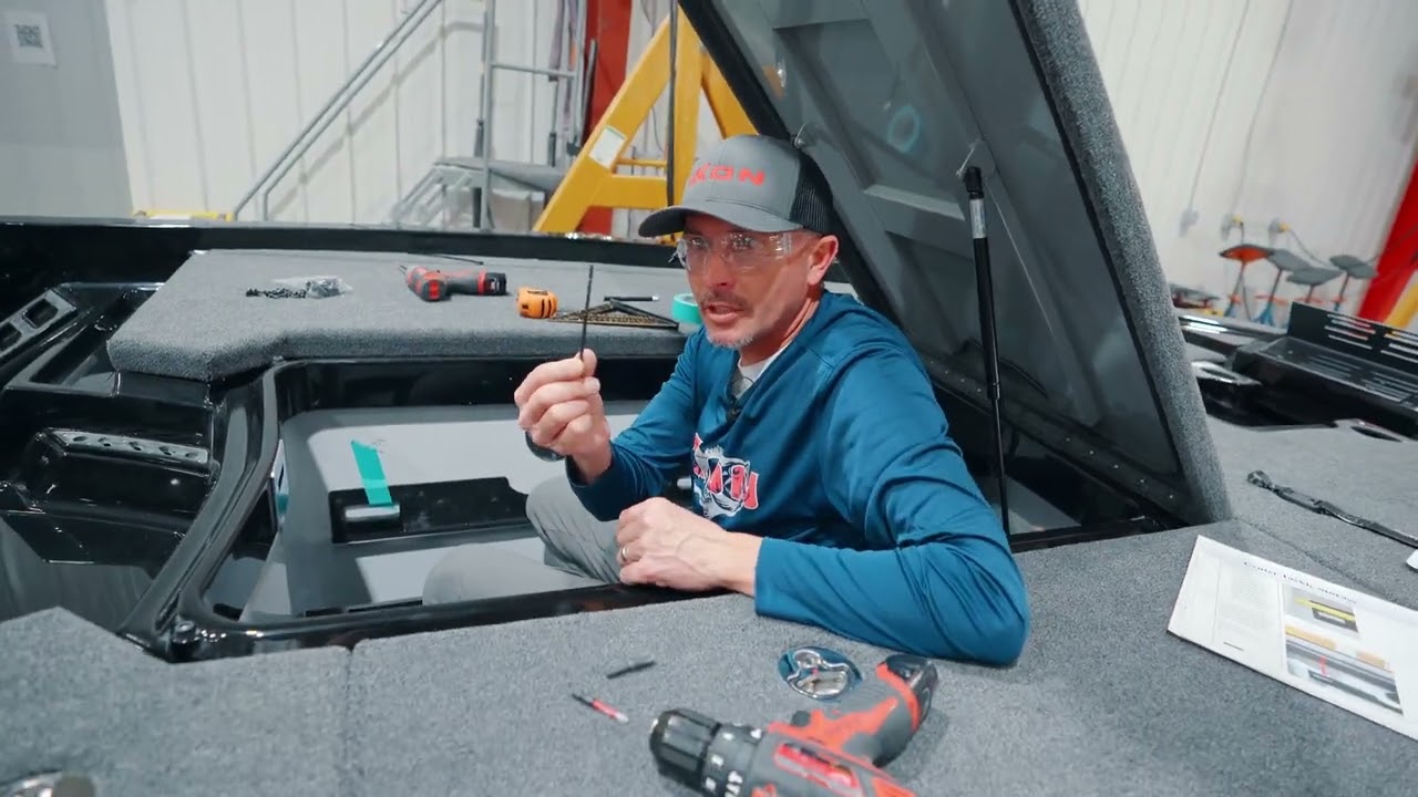 How To Install The Sliding Center Tackle Storage On The LX20