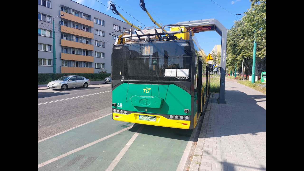 ZTM Katowice (TLT Tychy) @ Solaris Trollino 12 IV #48, Linia H