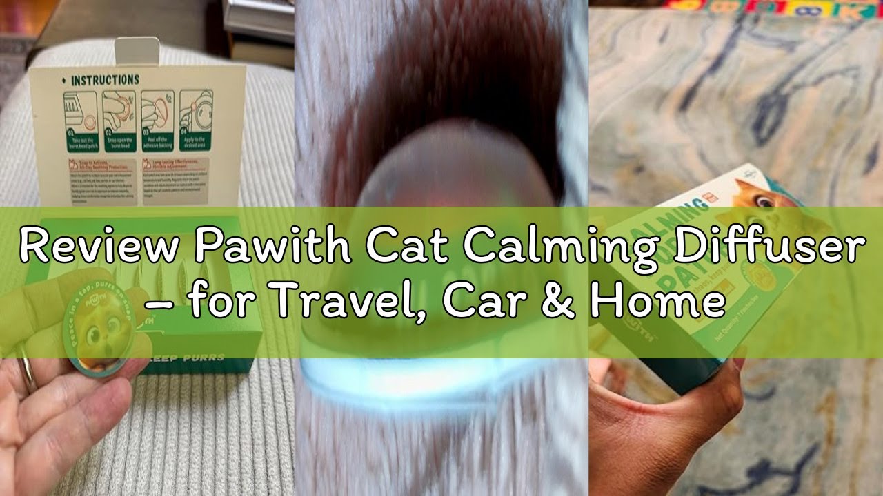 Review Pawith Cat Calming Diffuser – for Travel, Car & Home Use, Pheromone Diffuser for Cats & Kitte