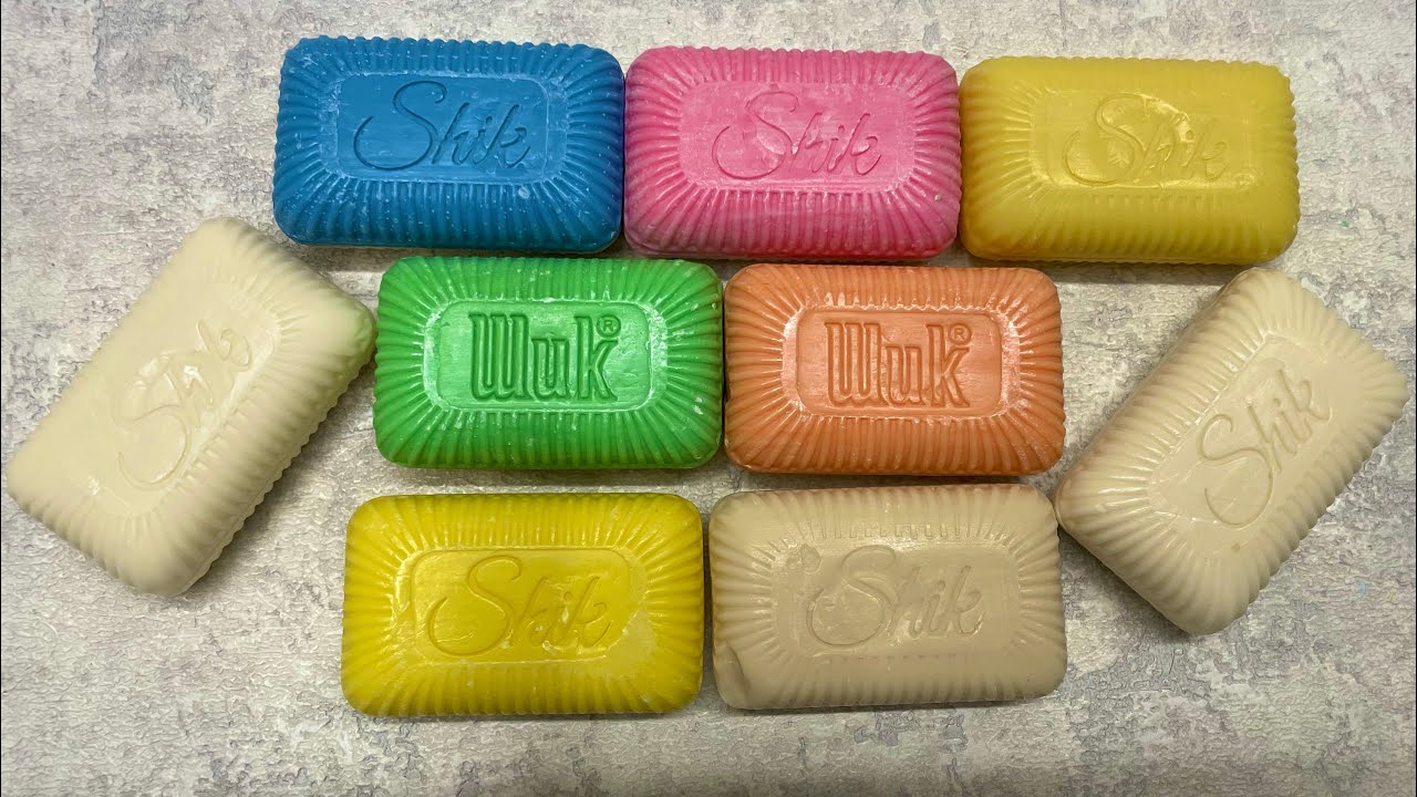 Сухое мыло ШИК Shik 🧡💛💚💙🤍 / Dry soap cutting
