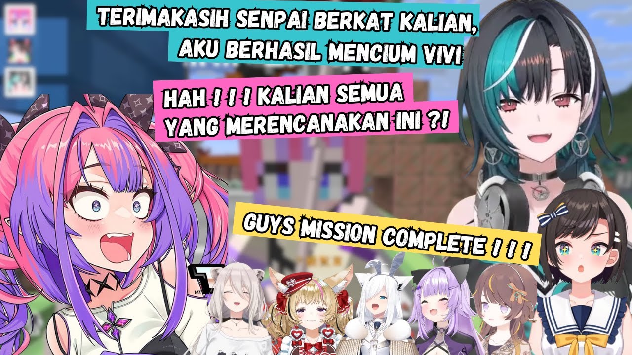 Mission Code V, Chiha dan Para Senpai Merencanakan agar Bisa Buat dia dan Vivi Ciuman di Bianglala