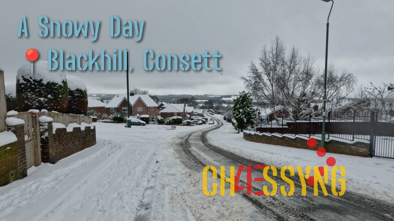 Consett, Blackhill on a Snowy day | January 2025 | 2K |