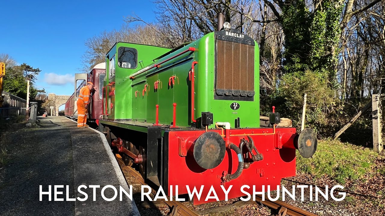 New year shunting operations at Helston Railway | 30.1.25