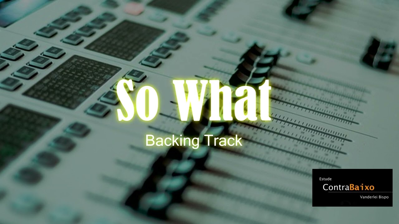 So What - Groove Backing Track