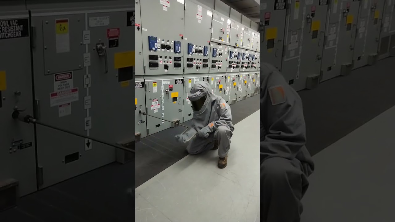Medium voltage circuit breaker rack out safety