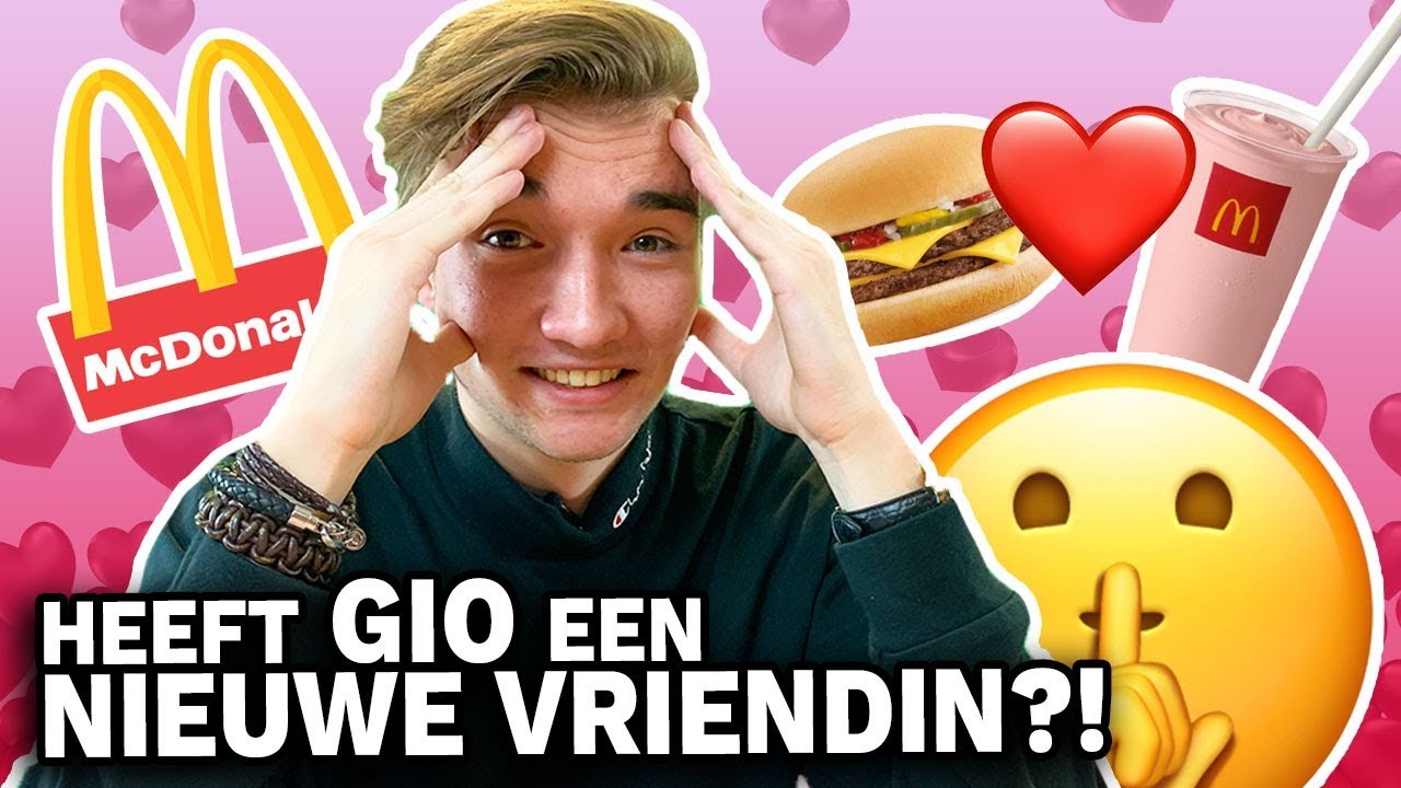 GIO GAAT ROMANTISCH uit eten bij MCDONALDS!? | Hallo, met Glitch - GLITCH